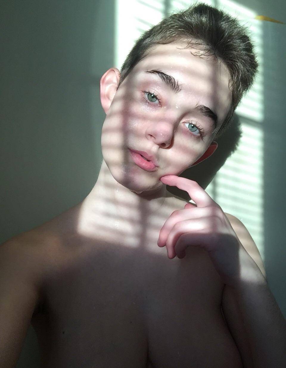 my hairs all smooshed NSFW