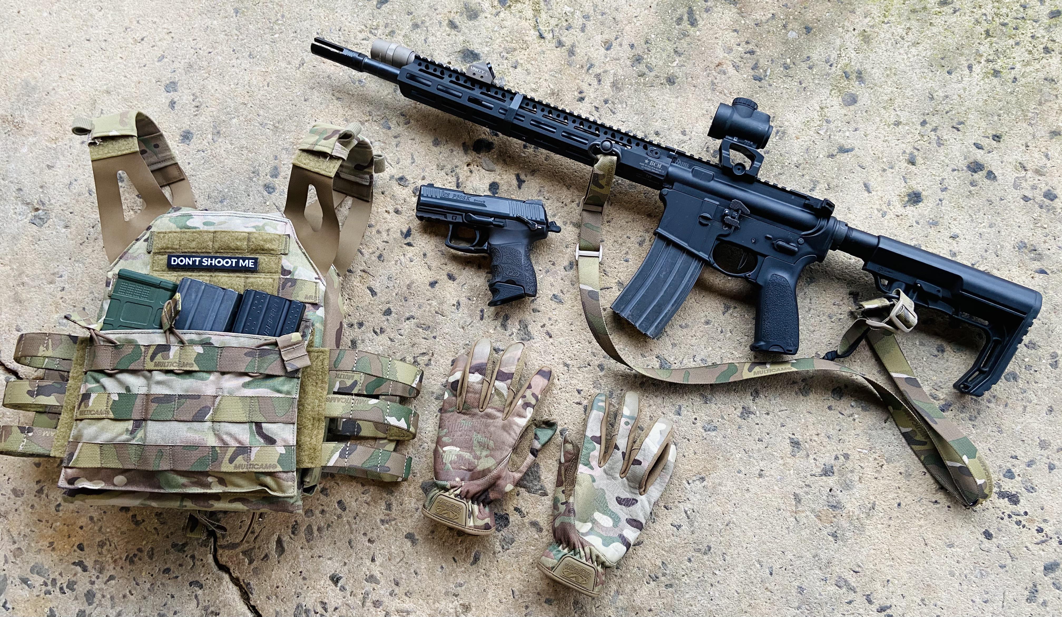 My humble loadout. Chest rig not pictured. | Scrolller