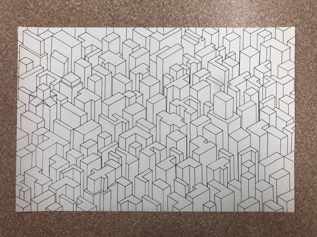 My Isometric Project for an art class