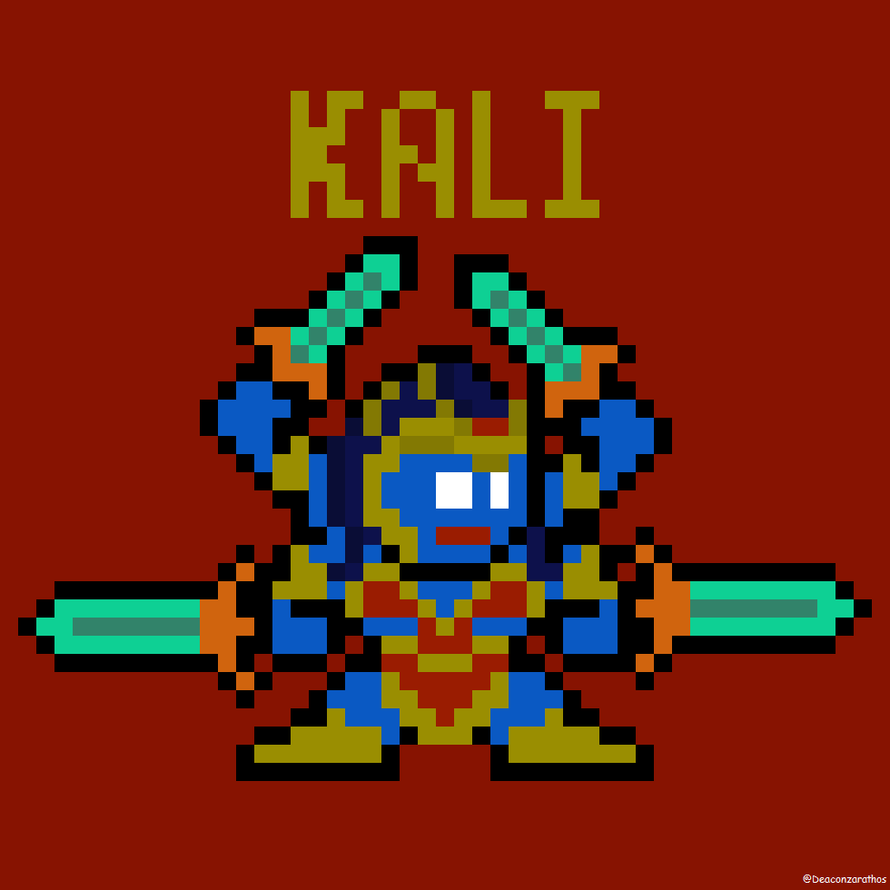 My Kali Pixel version from Smite Game