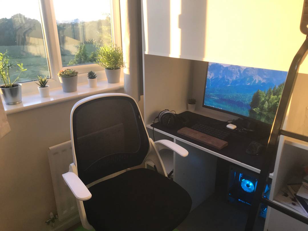My Loft-bed gaming setup!