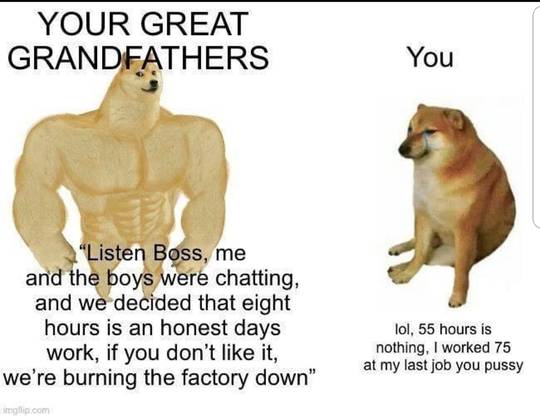 You vs. your great-grandfather