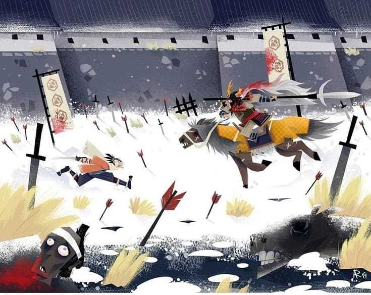 My name is....GYOUBU MASATAKA ONIWA!!! [Art by AR19]