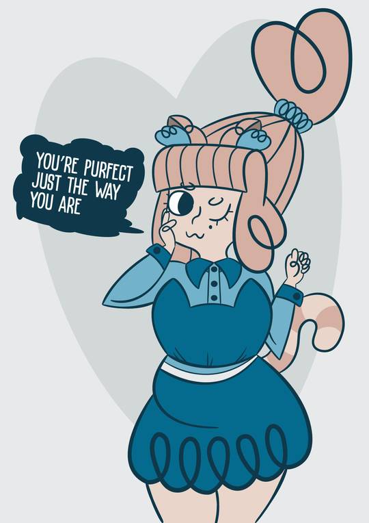 My OC Isabella as a cat girl