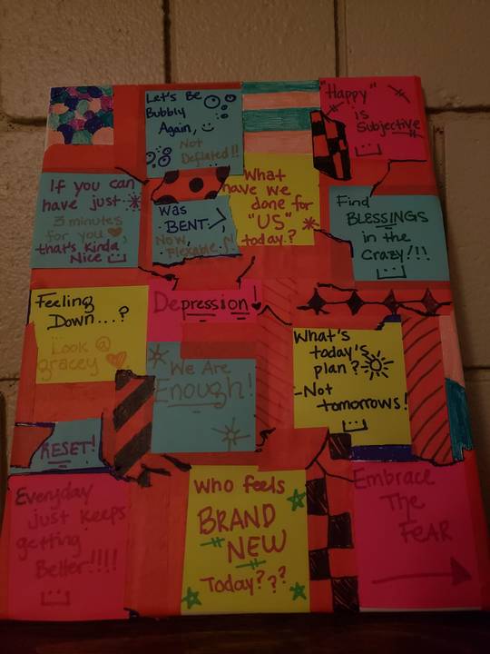 My "self care board"