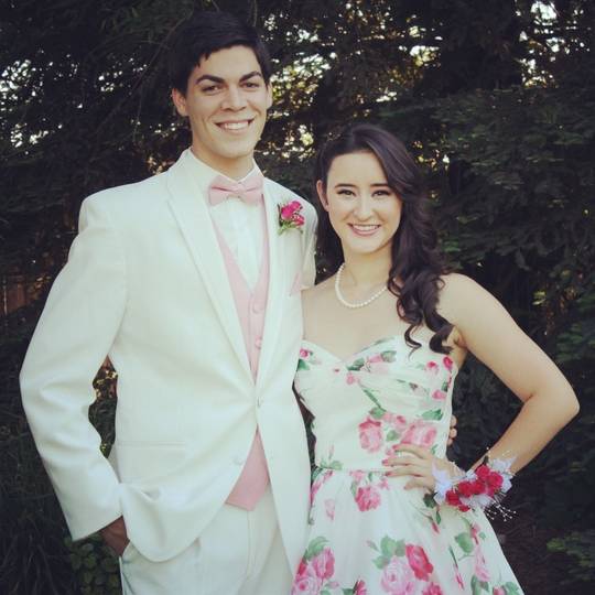 My Senior Prom dress from a lovely little shop in Seattle called Unique Vintage.