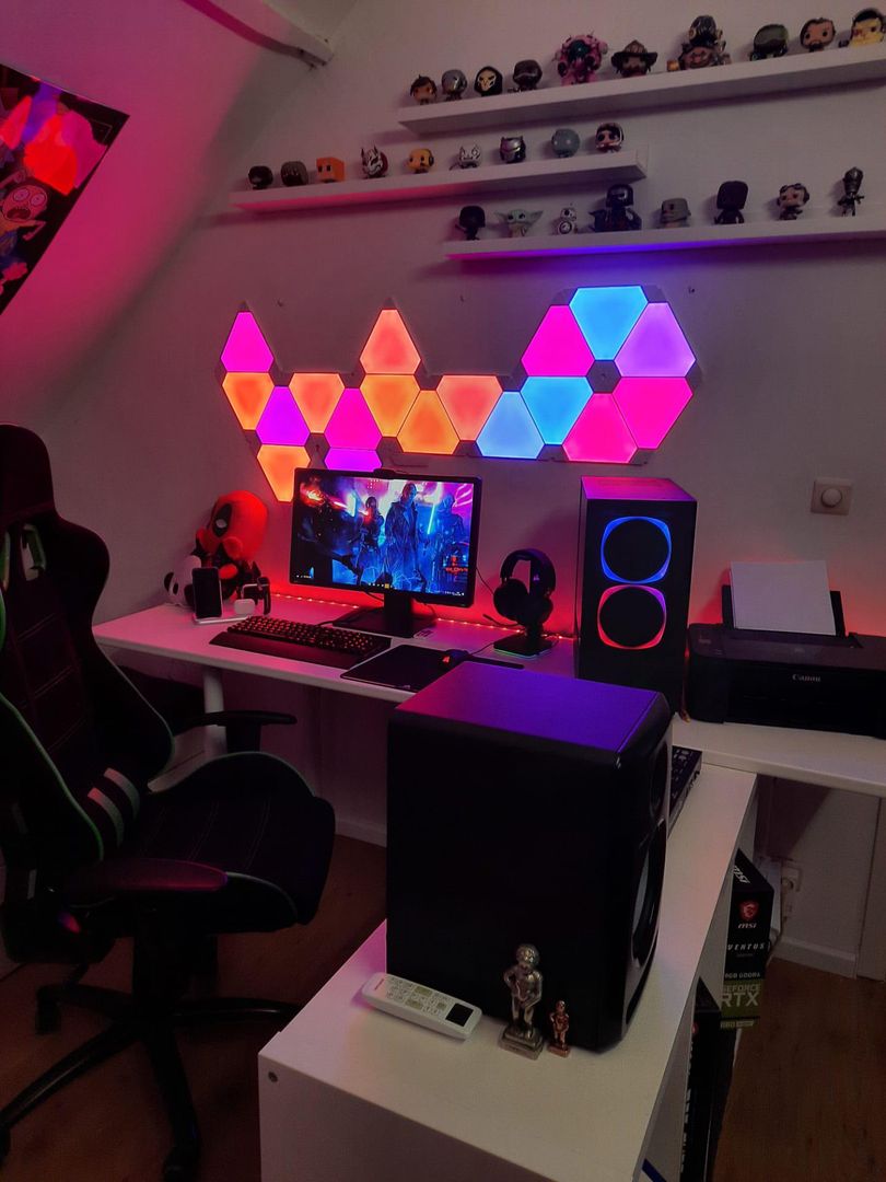 My setup with nanoleafs