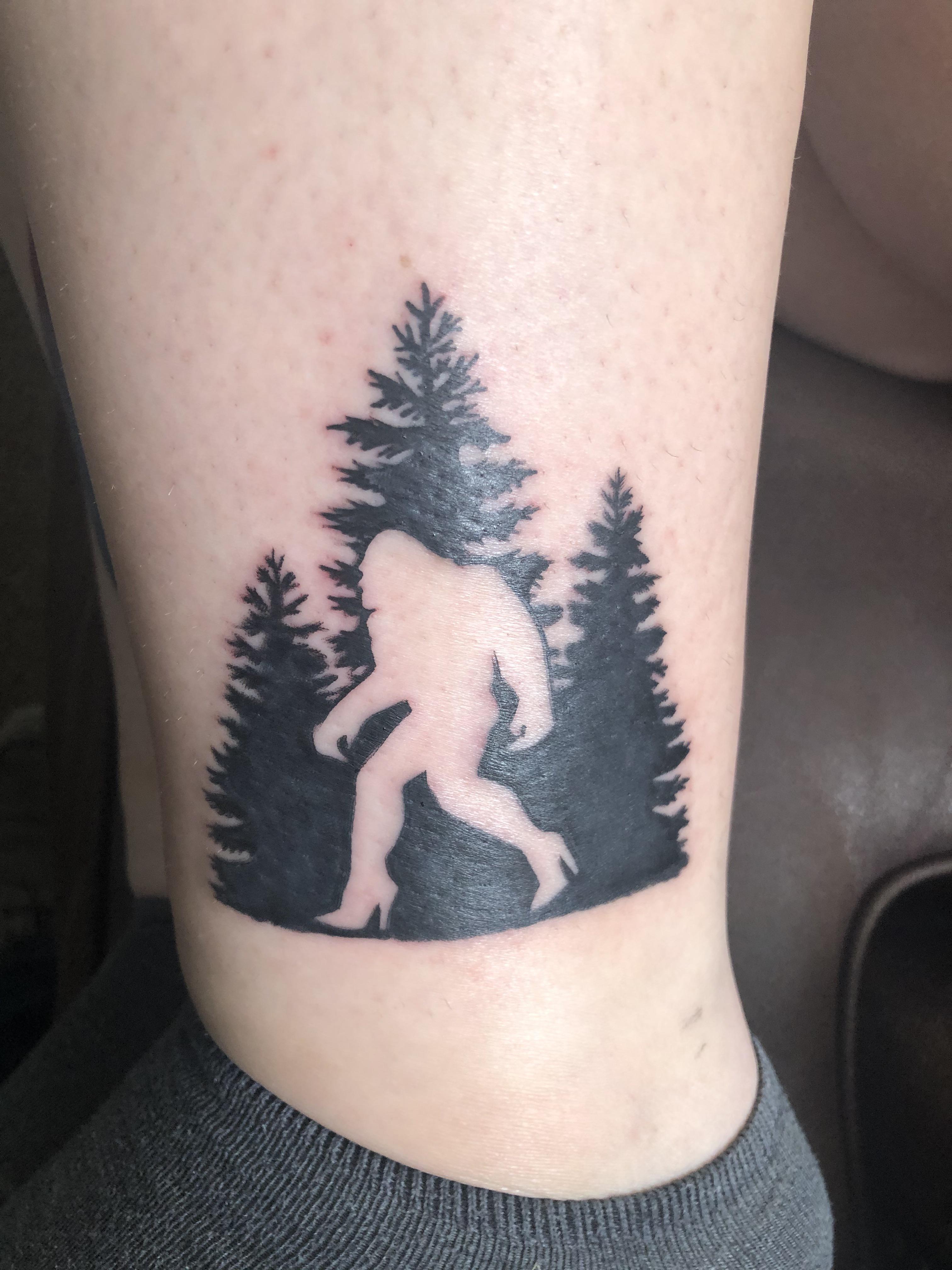My sister and I got matching Bigfoot tattoos as you do! (He of course ...