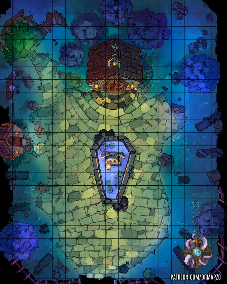 Mystical Graveyard, my first battle map!