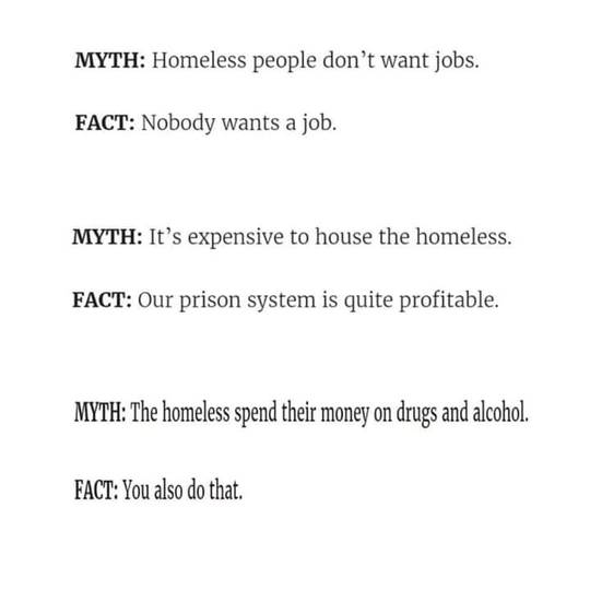 Myths and Facts About Homelessness