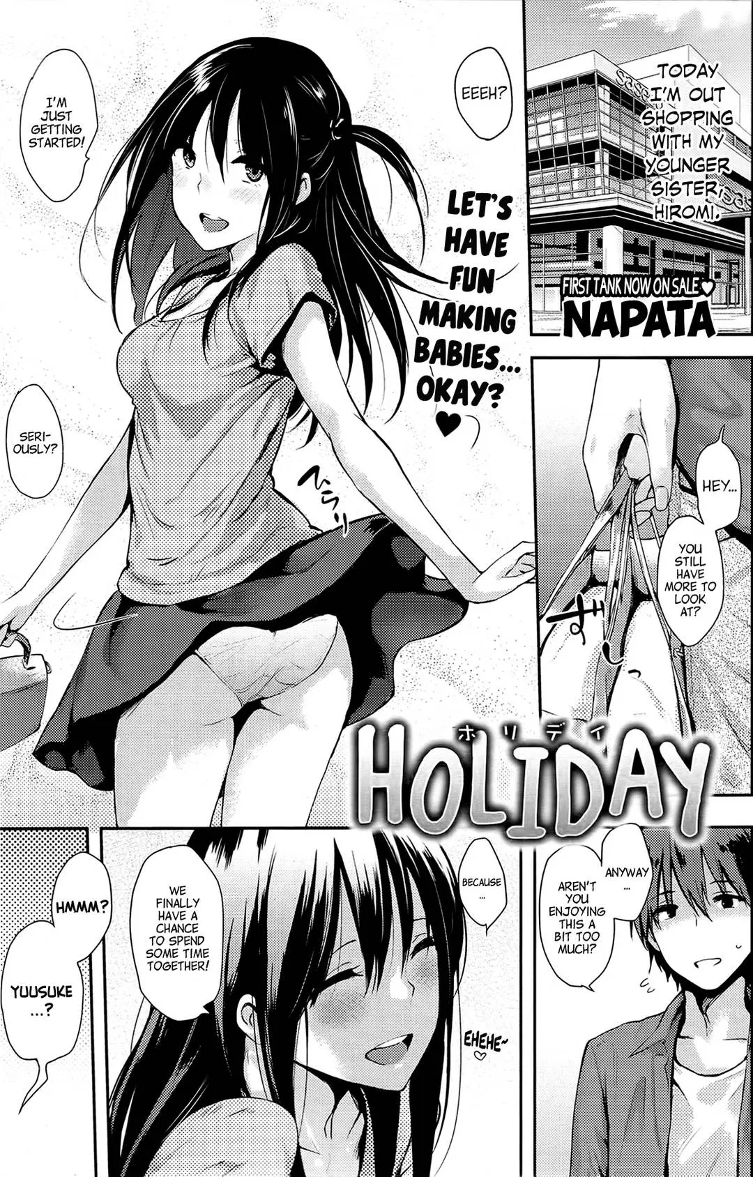 NaPaTa Holiday: Asian couple in a hotel room engaging in breeding hentai and creampie