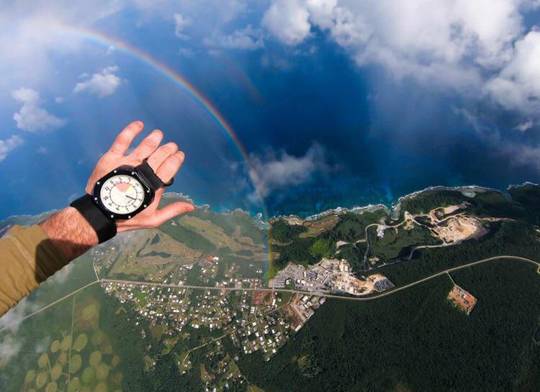 Naval special forces free fall training in Guam