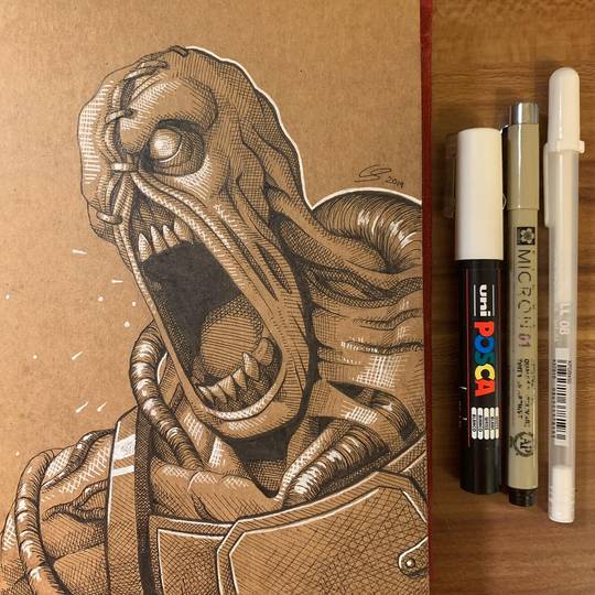 A drawing I finished up yesterday. I'm more or less happy with it, but I'd love some critique!