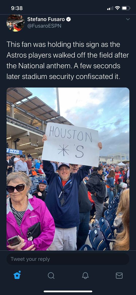 Never forget your back-up sign