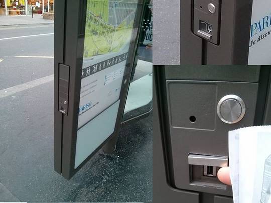 New bus stops feature USB charger!