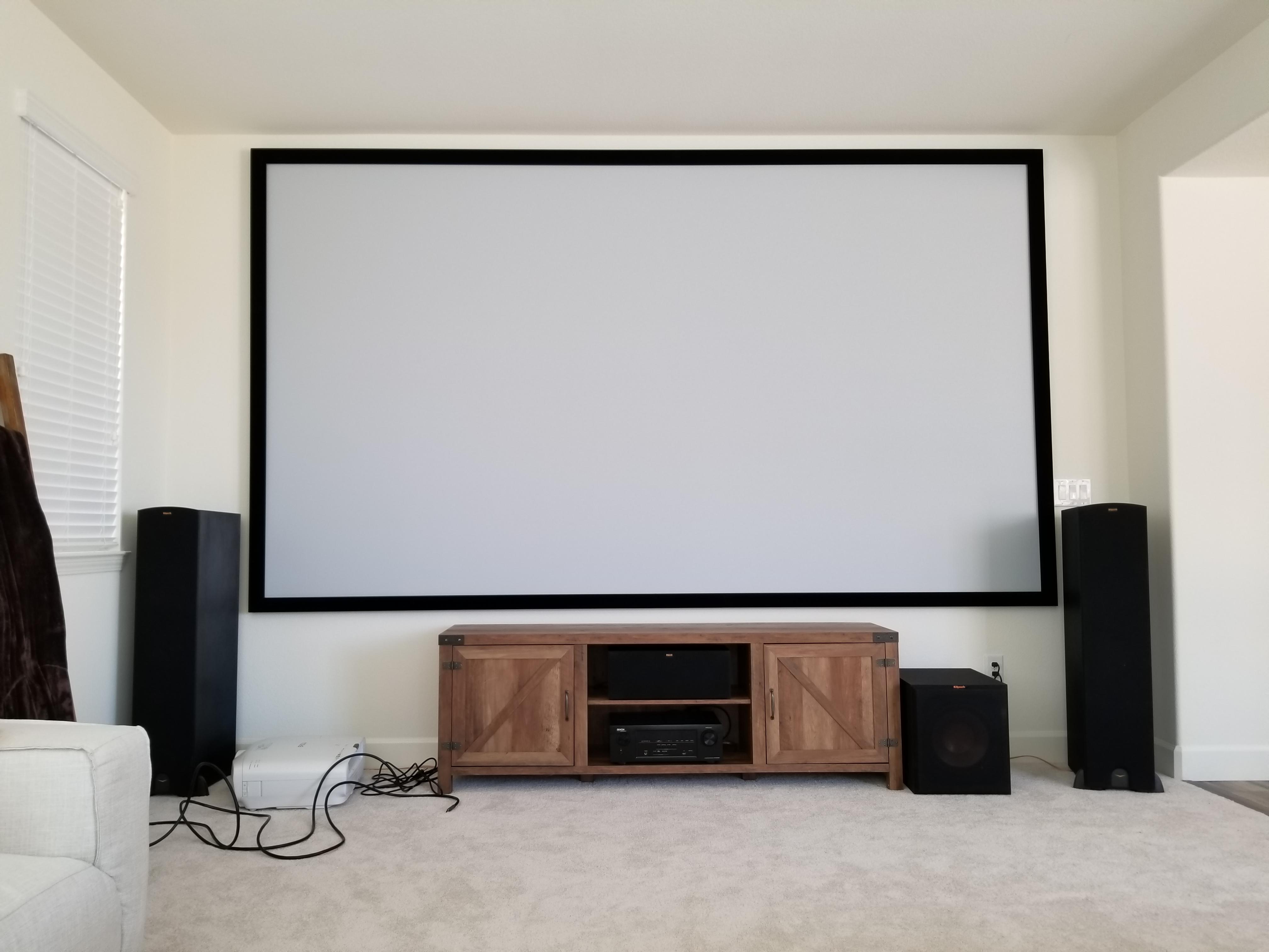 New house, new home theater! 150 inches of pure greatness! | Scrolller