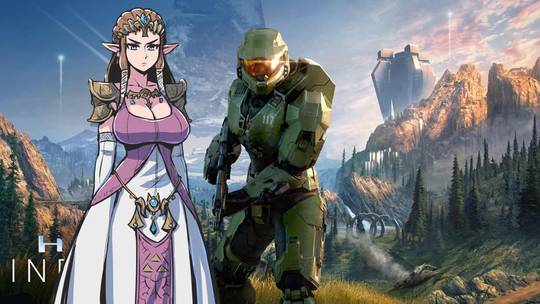 new leak ‼️‼️ potential cortana replacement? Really takes the best elements of her design from halo 4 ❗️❗️❗️❗️