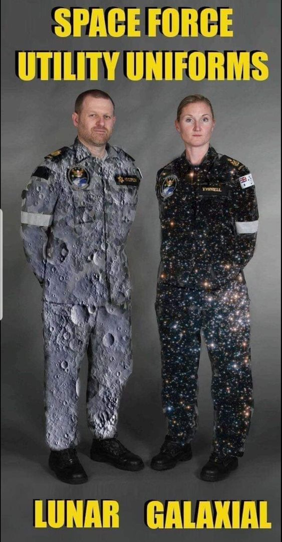 Newly unveiled Space Force utility uniforms
