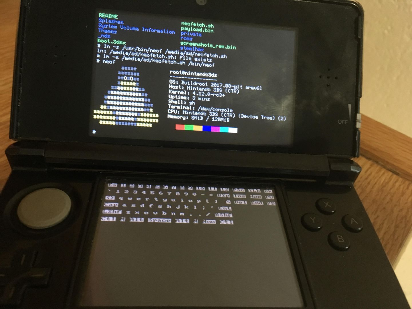[Nintendo 3DS] Linux on the 3DS!