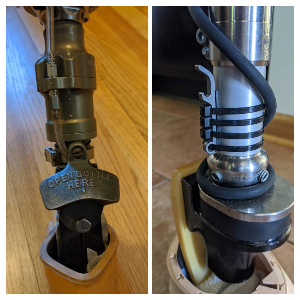 No leg is complete without a bottle opener!