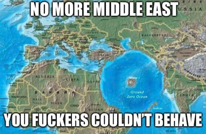 No more middle east 😐