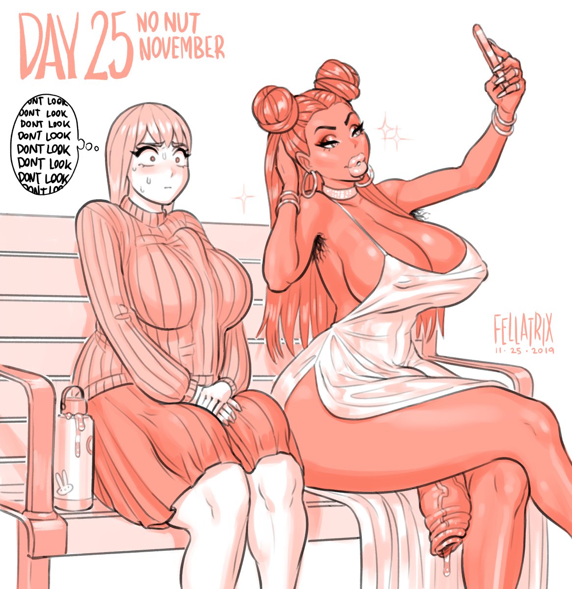 Cameltoe futa porn comics for No Nut November intensity