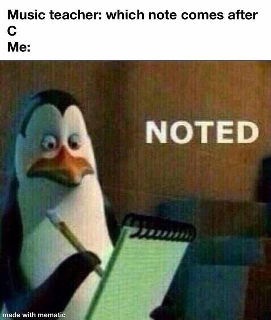 Note D...the next one will be better