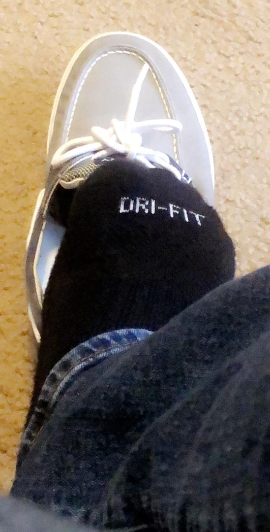 Nothing like Sperry’s and Nike socks 😏