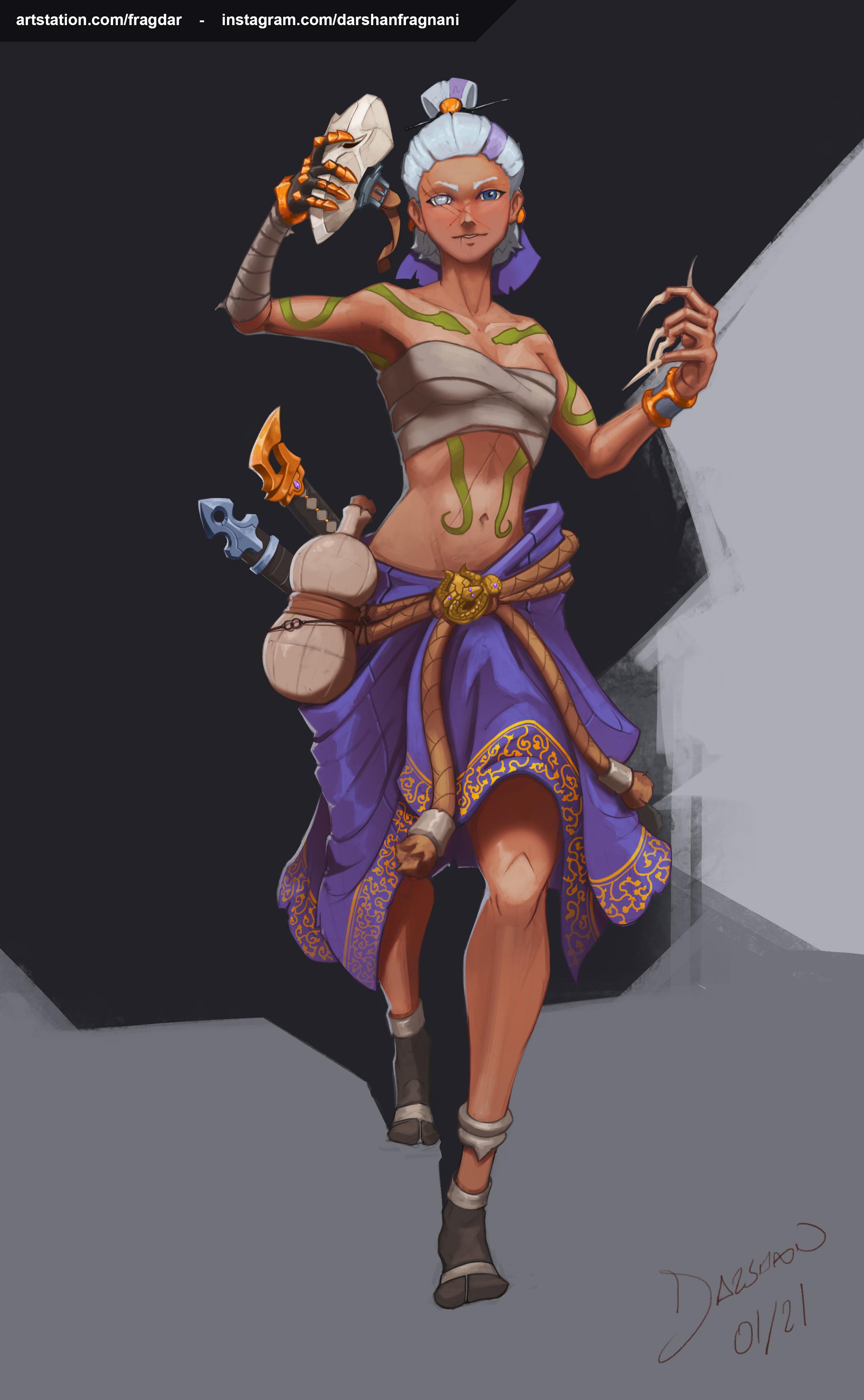 [OC][ART] Poison Assassin - DnD commission | Scrolller