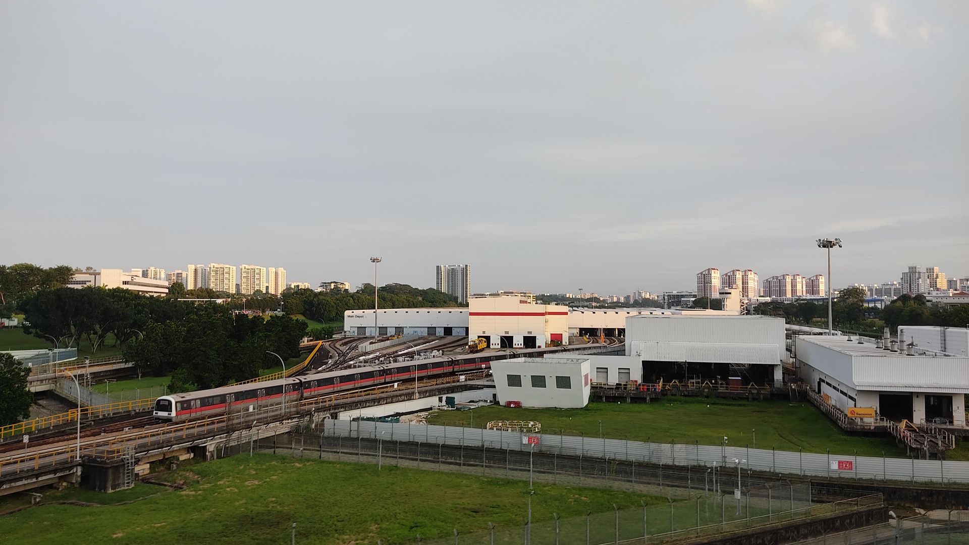 (OC) Bishan MRT Depot for the North South MRT line