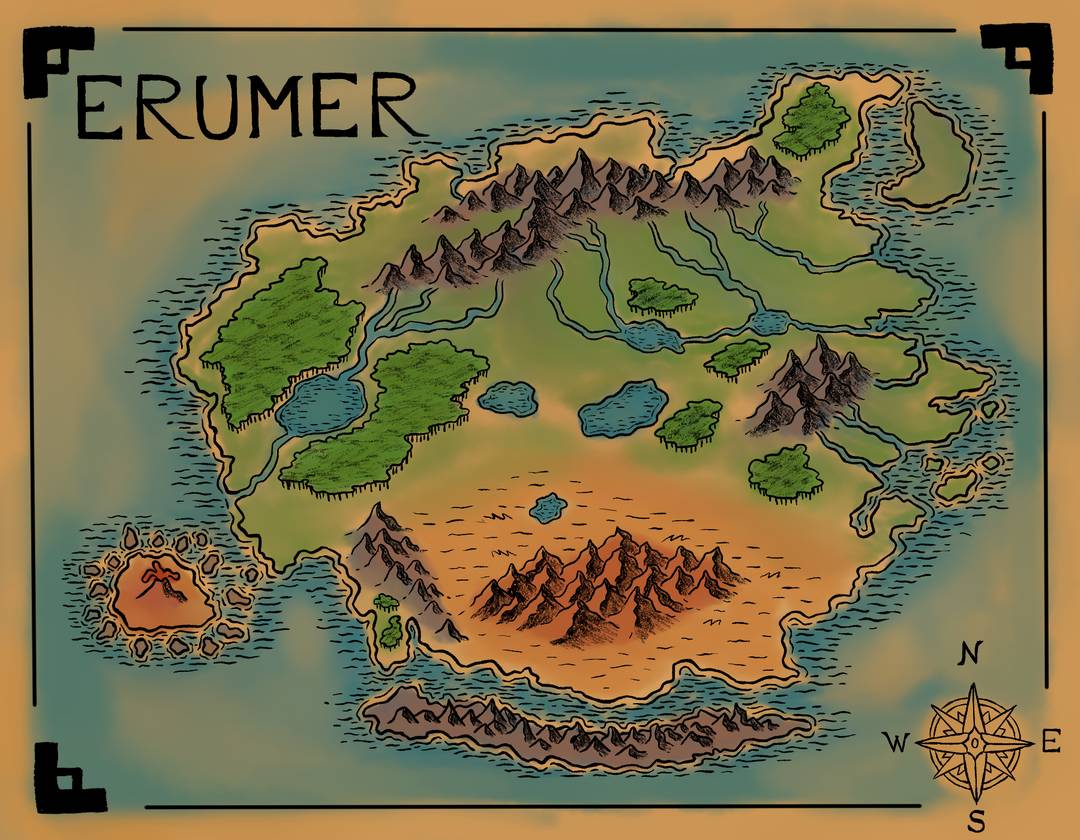 [OC] First map I made