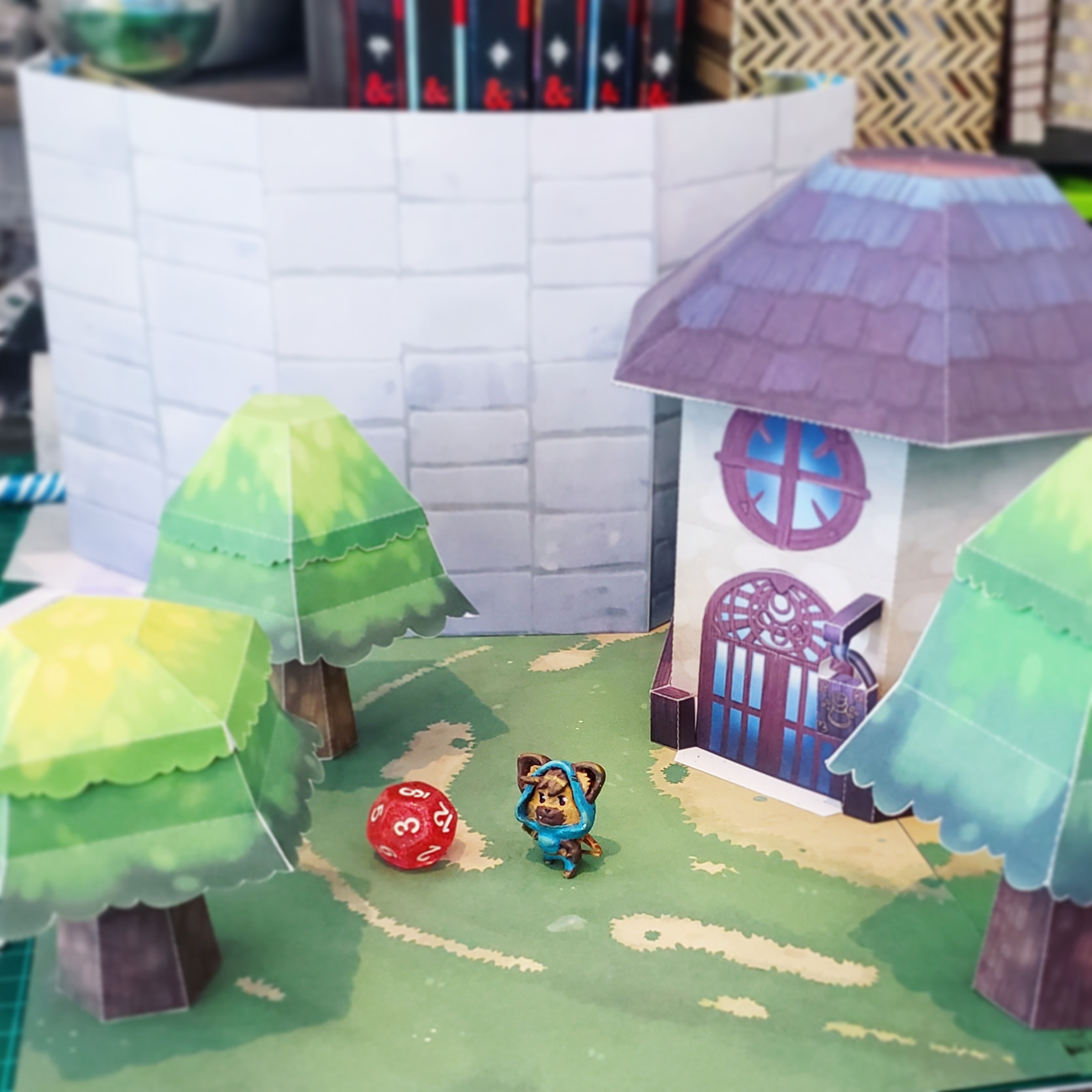 [OC] I started making maps to print for my papercraft terrain | Scrolller