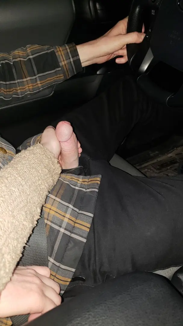 In the car