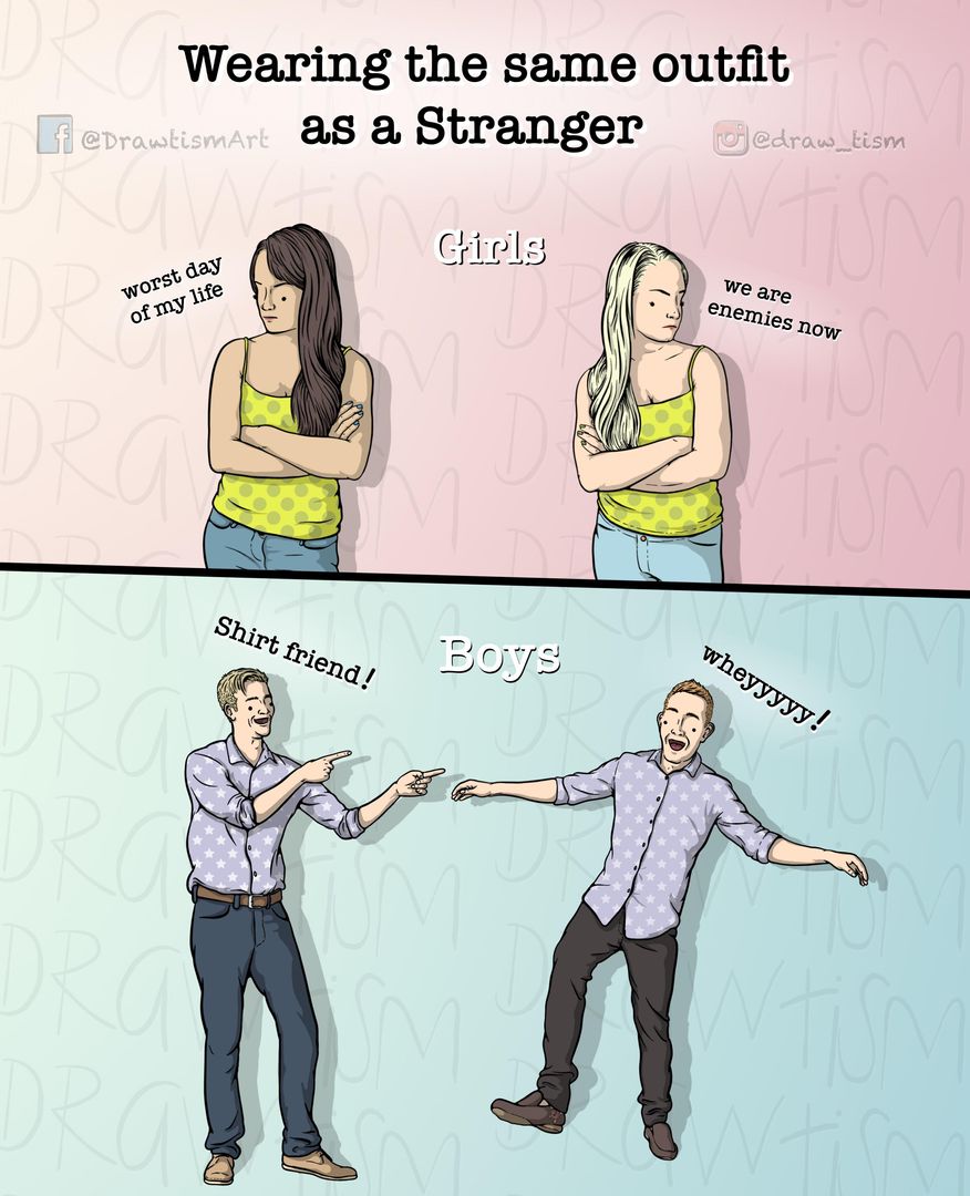 [OC] “let’s tell people we’re twins”