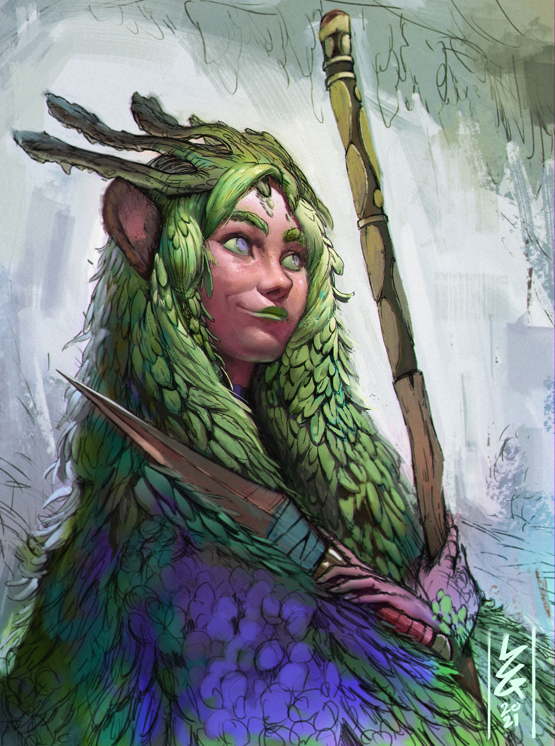 [OC] Lyla the Dryad Druid | Scrolller