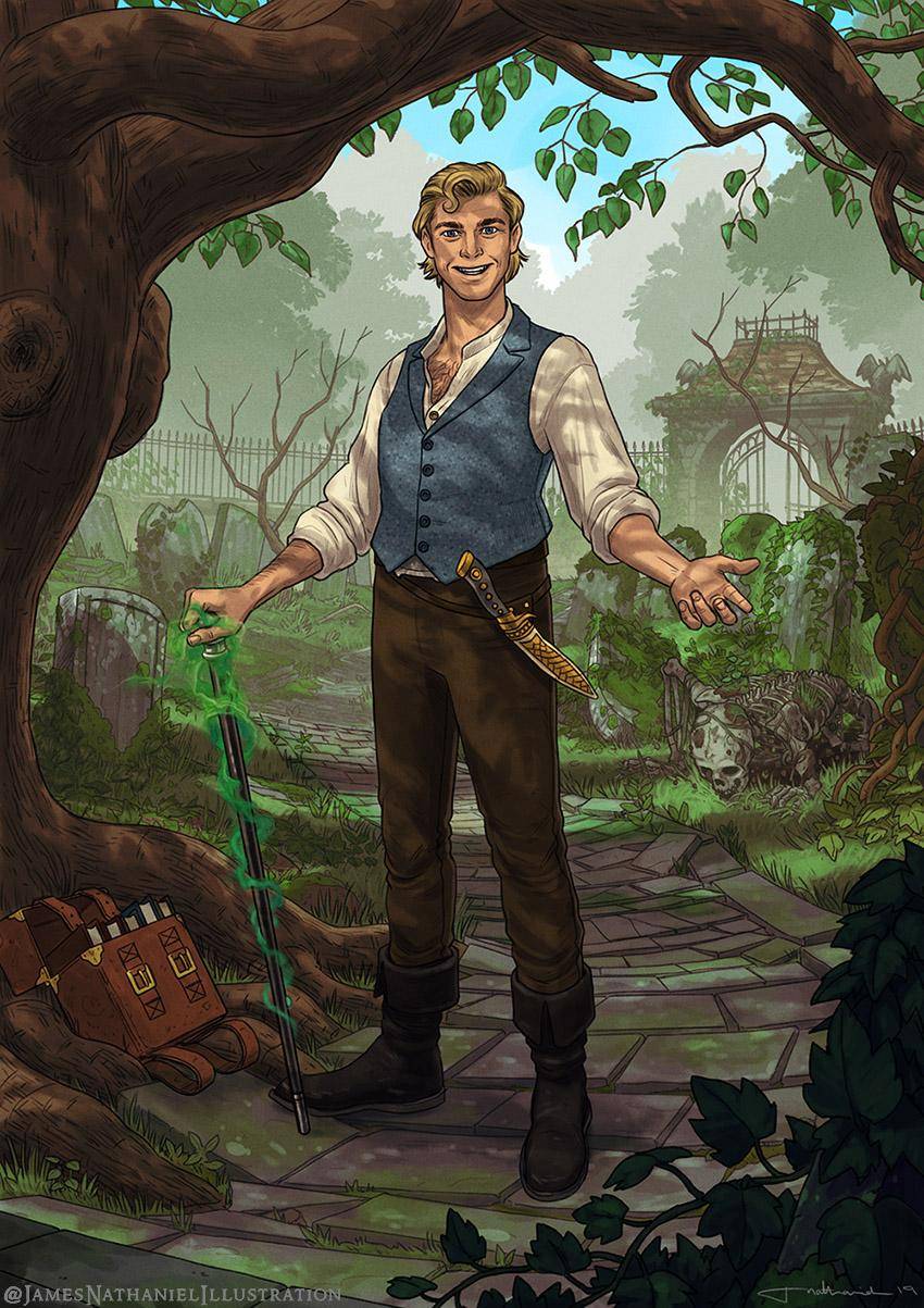 [OC] Wizard character commission