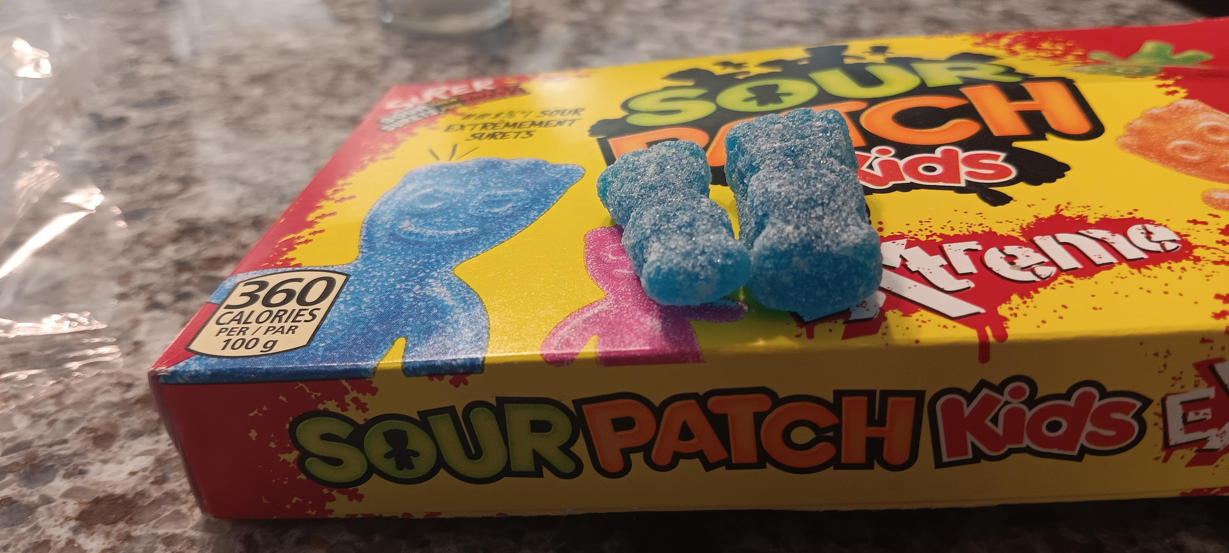 of a sour patch kid