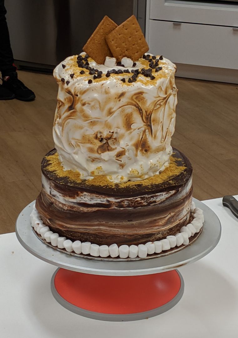 Office Birthday Cake - S'more theme