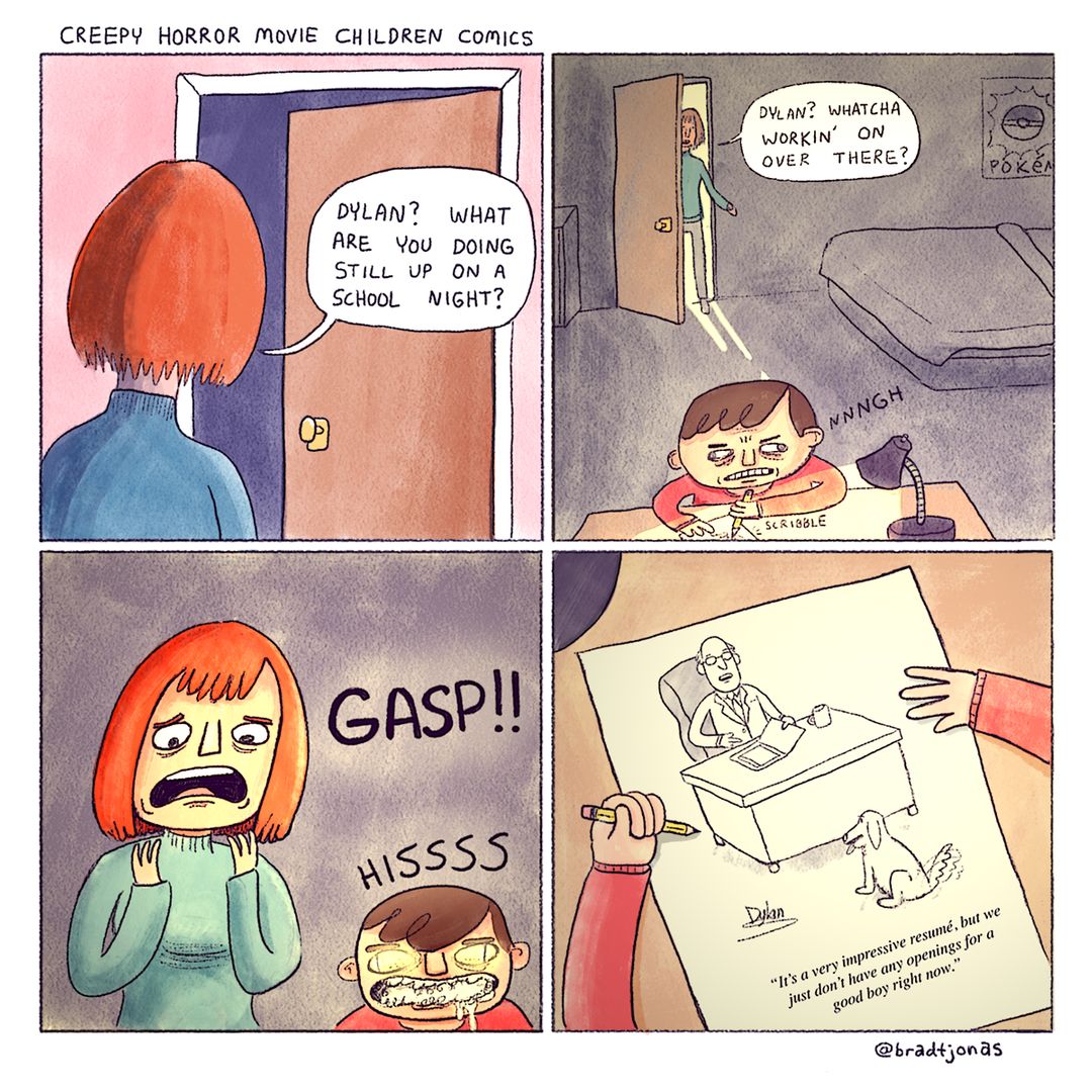 oh no, he's drawing again [OC]