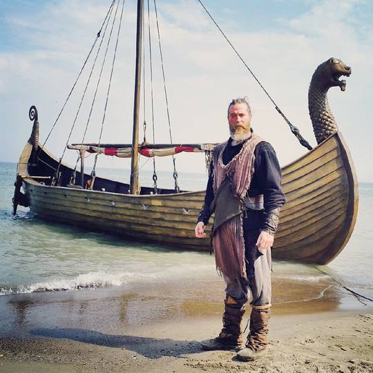 On American Gods set. Viking Scene episode 1