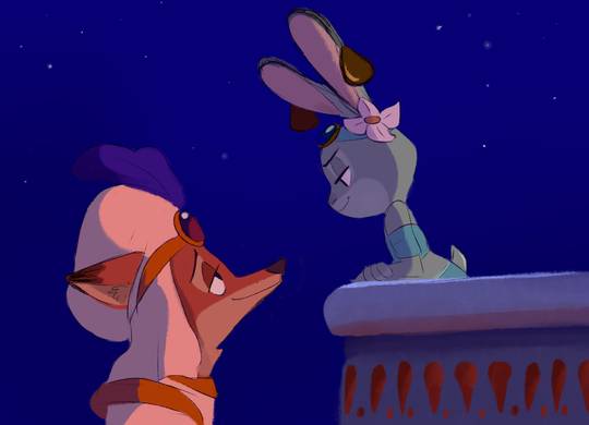 One of Disney´s most iconic romantic moments just got even better (Thotketraccoon).