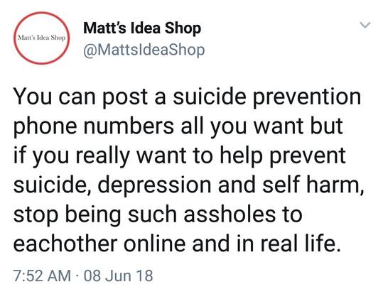 One of our own with a bit of much needed truth in the wake of recent events