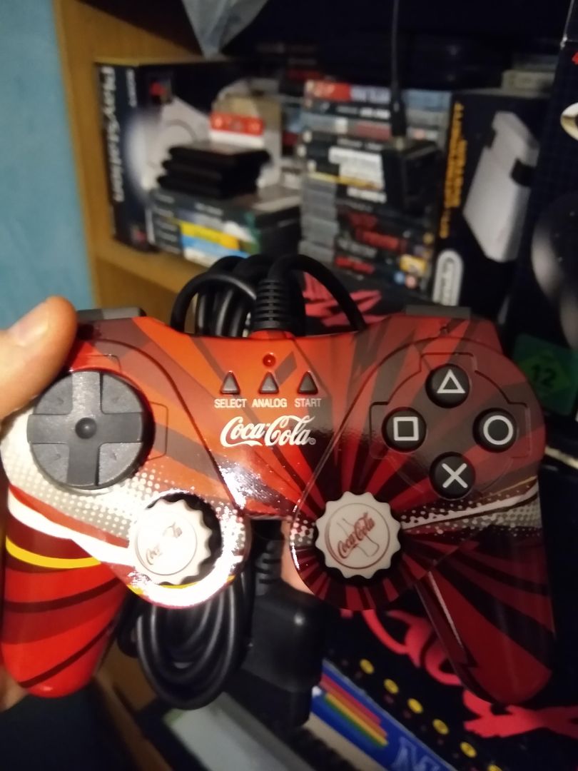 Promotional Coca-Cola PS2 controller