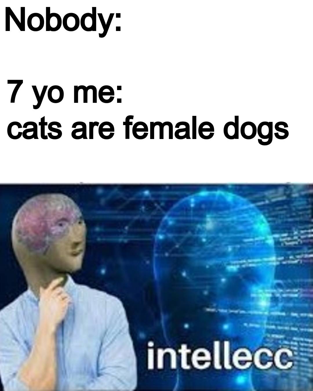 only spitting big brain facts here guys