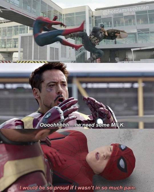 Oooohhhhh... he need some MILK