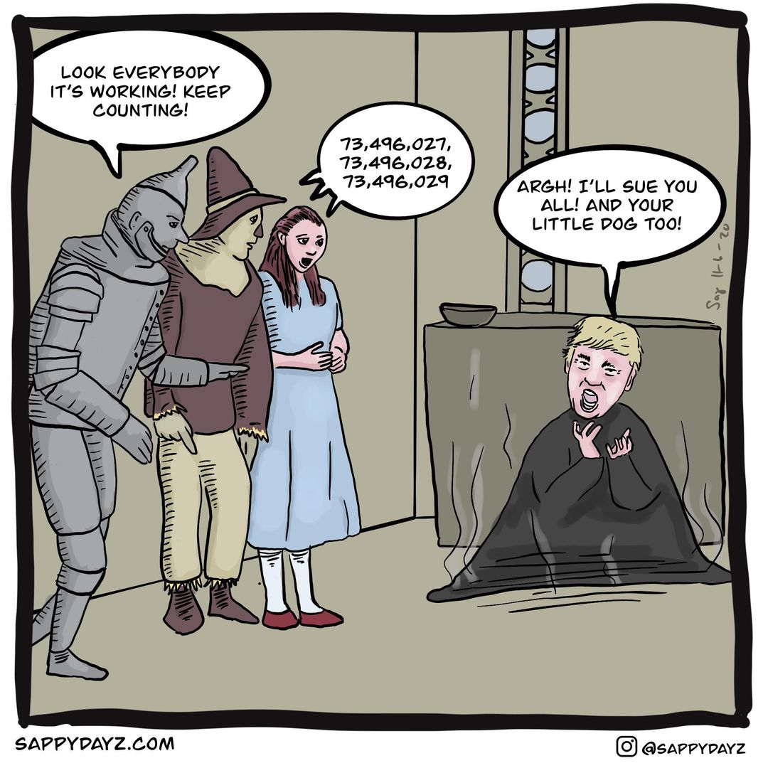 Orange troll defeated by arithmetic