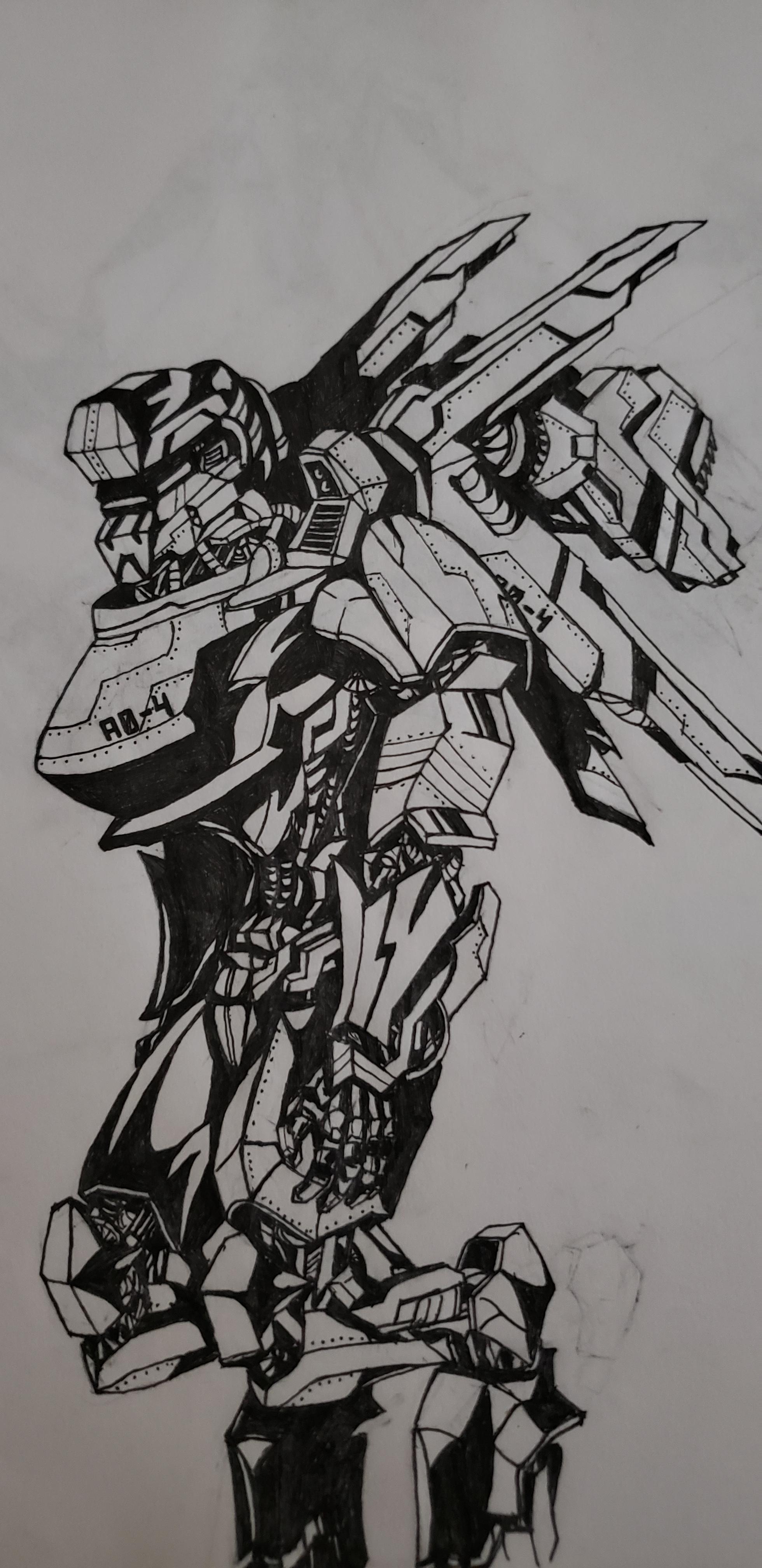 Original mech design I made a while back | Scrolller