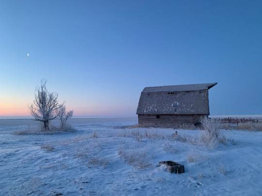 Our homestead in NE Colorado this morning at 6am