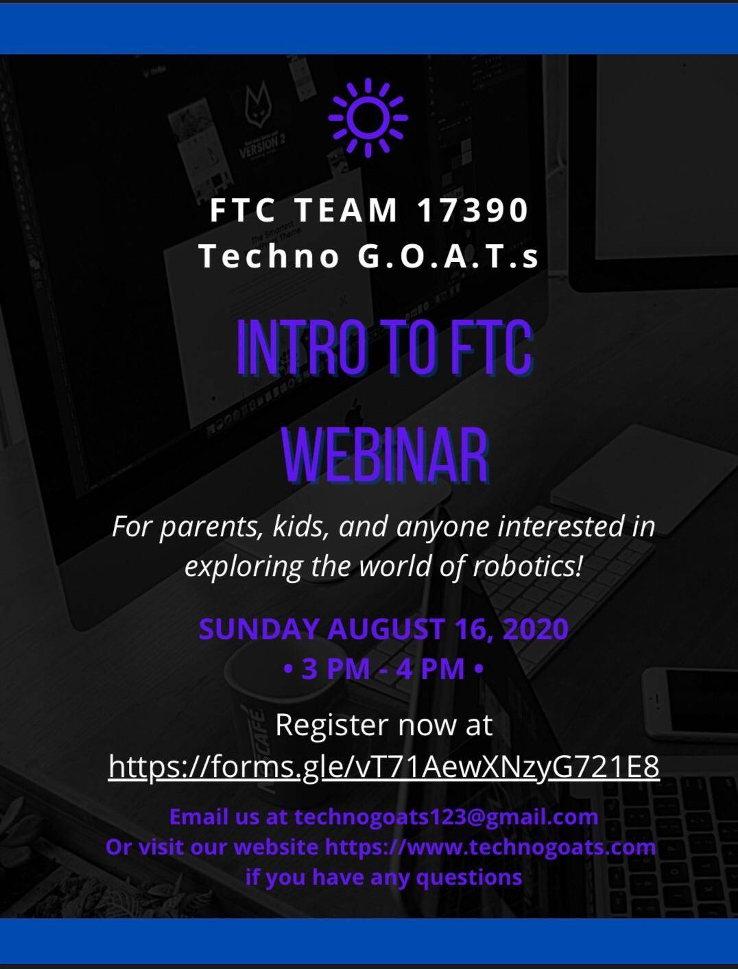 Our team is having a FTC webinar. Join if your interested!