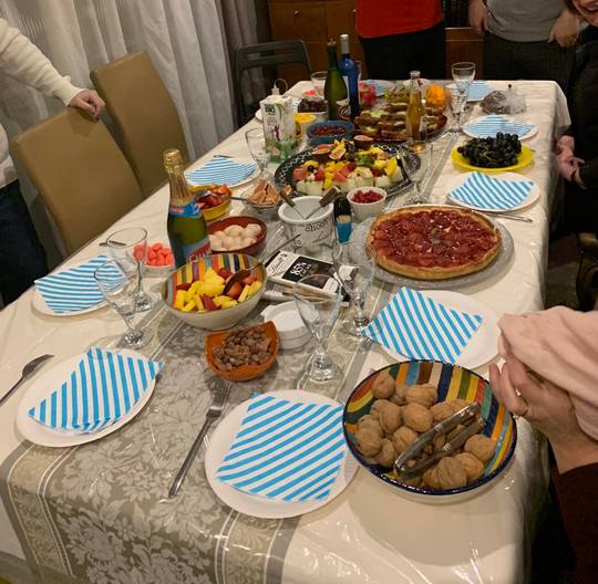 Our Tu Bishvat table!